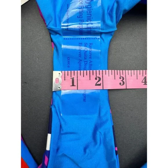 Trina Turk Rio Reversible French Cut Bikini Bottom Women's Size 14 - Picture 5 of 13